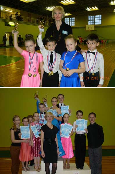 Первые победы танцевально-спортивного клуба «Экситон» города Шумерли в новом году